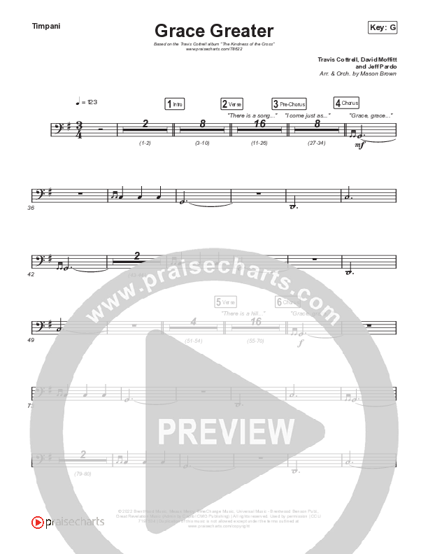 Grace Greater Timpani (Travis Cottrell)