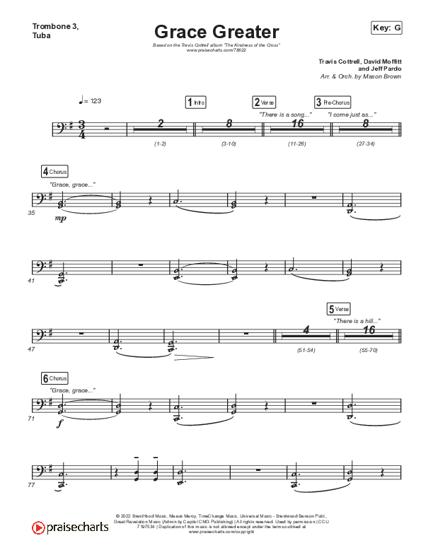 Grace Greater Trombone 3/Tuba (Travis Cottrell)