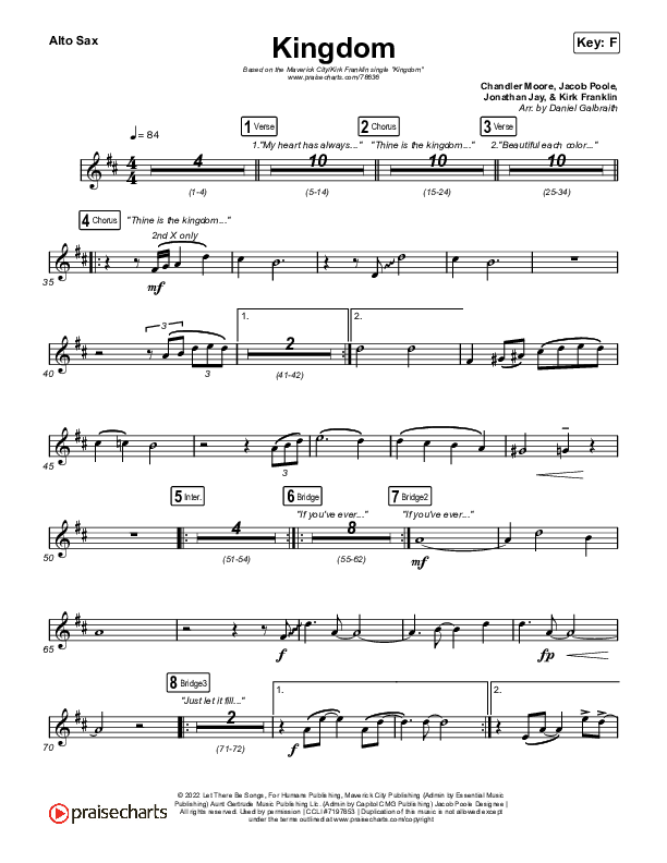 Kingdom Sax Pack (Maverick City Music / Kirk Franklin / Naomi Raine / Chandler Moore)