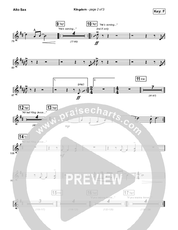 Kingdom Sax Pack (Maverick City Music / Kirk Franklin / Naomi Raine / Chandler Moore)