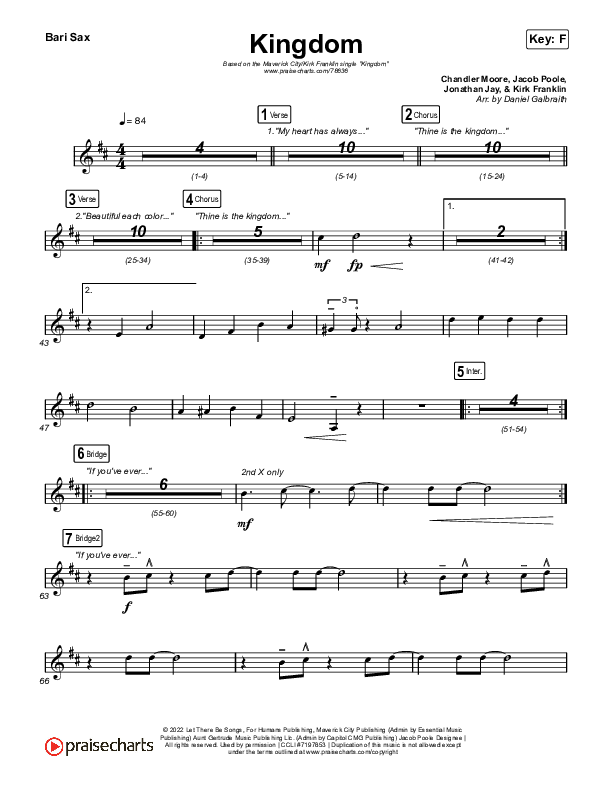 Kingdom Bari Sax (Maverick City Music / Kirk Franklin / Naomi Raine / Chandler Moore)