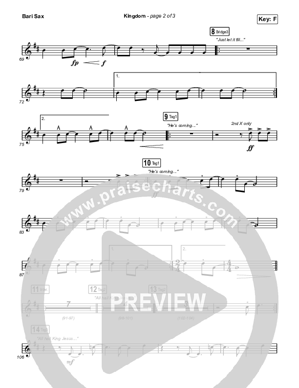 Kingdom Bari Sax (Maverick City Music / Kirk Franklin / Naomi Raine / Chandler Moore)