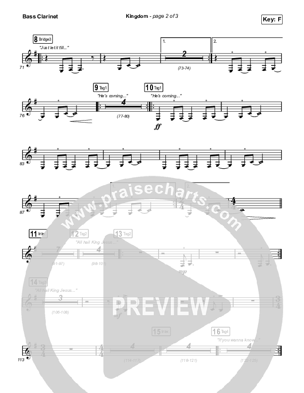 Kingdom Bass Clarinet (Maverick City Music / Kirk Franklin / Naomi Raine / Chandler Moore)