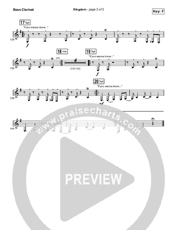 Kingdom Bass Clarinet (Maverick City Music / Kirk Franklin / Naomi Raine / Chandler Moore)