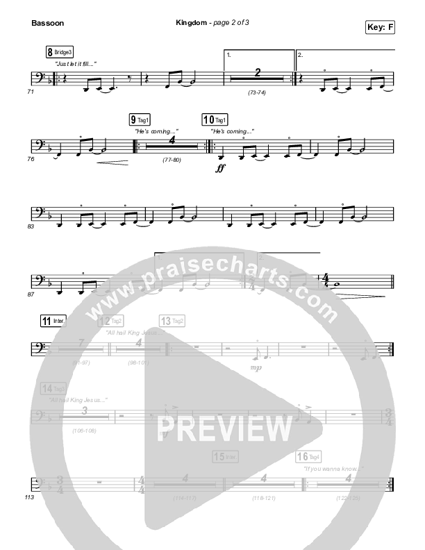 Kingdom Bassoon (Maverick City Music / Kirk Franklin / Naomi Raine / Chandler Moore)