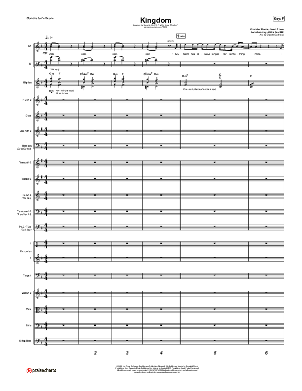 Kingdom Conductor's Score (Maverick City Music / Kirk Franklin / Naomi Raine / Chandler Moore)