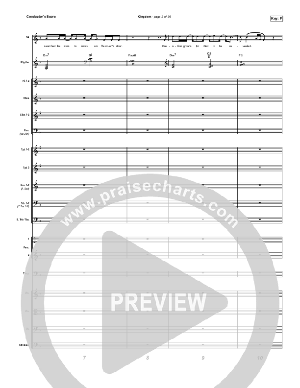 Kingdom Conductor's Score (Maverick City Music / Kirk Franklin / Naomi Raine / Chandler Moore)