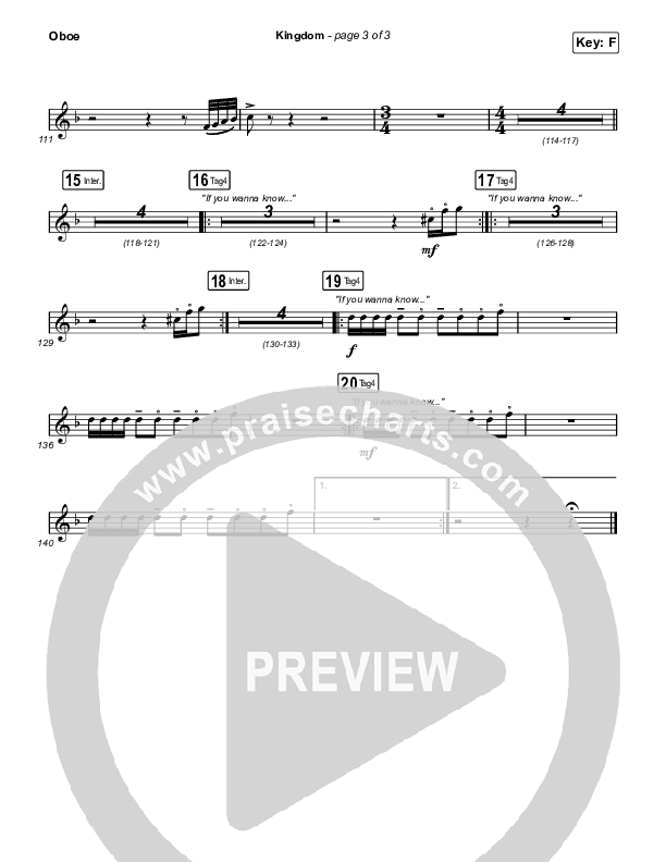 Kingdom Oboe (Maverick City Music / Kirk Franklin / Naomi Raine / Chandler Moore)