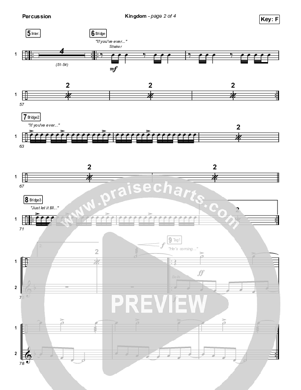 Kingdom Percussion (Maverick City Music / Kirk Franklin / Naomi Raine / Chandler Moore)