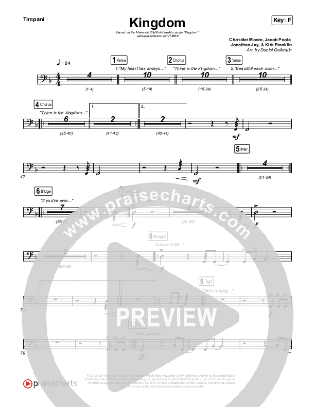 Kingdom Timpani (Maverick City Music / Kirk Franklin / Naomi Raine / Chandler Moore)