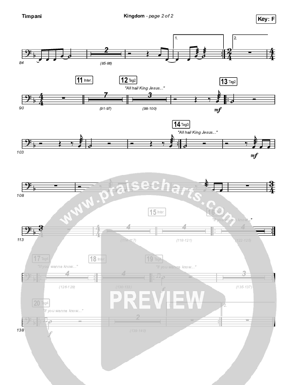 Kingdom Timpani (Maverick City Music / Kirk Franklin / Naomi Raine / Chandler Moore)