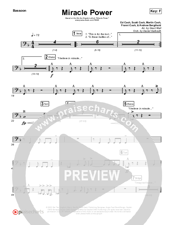 Miracle Power Bassoon (We The Kingdom)