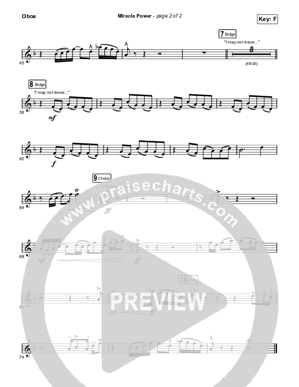 Miracle Power Oboe (We The Kingdom)