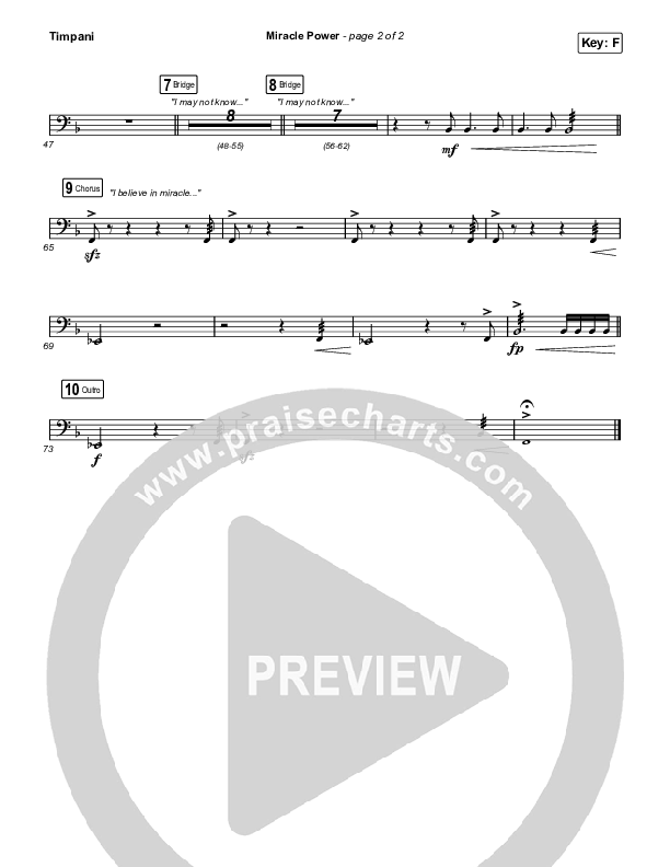 Miracle Power Timpani (We The Kingdom)