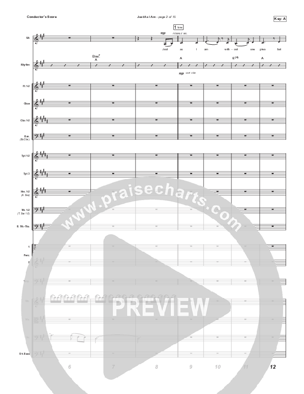 Just As I Am Orchestration (Travis Cottrell / Lily Cottrell)