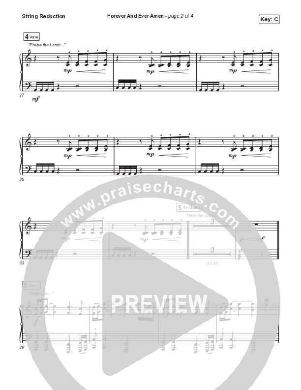 Forever And Ever Amen String Reduction (Travis Cottrell)