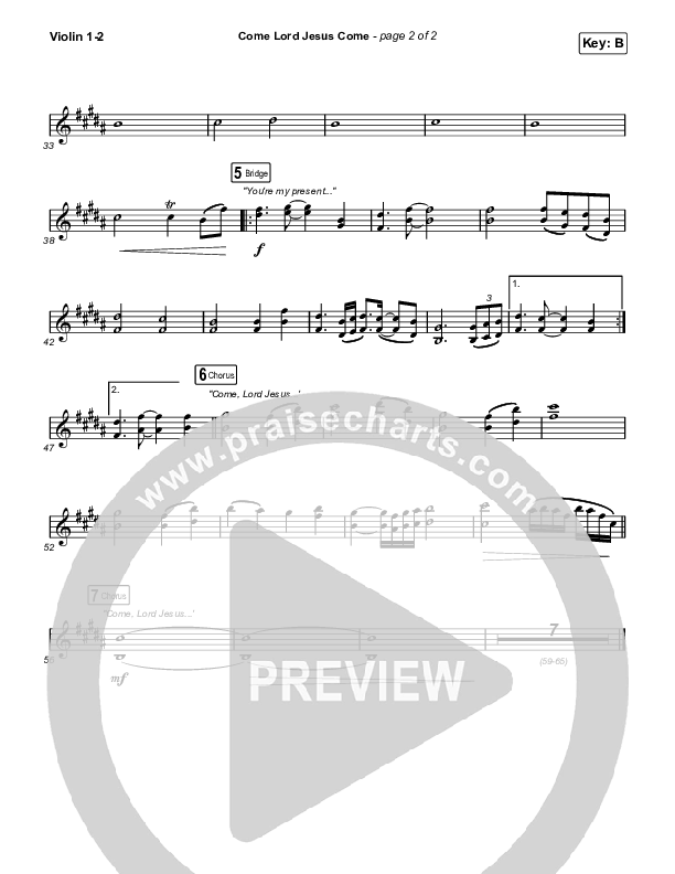 Come Lord Jesus Come String Pack (The Worship Initiative / Shane & Shane / Aaron Williams / Davy Flowers)