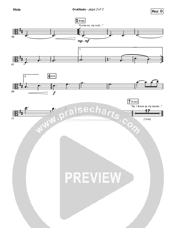 Gratitude Viola (The Worship Initiative / Shane & Shane)