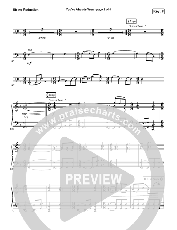 You've Already Won (Unison/2-Part Choir) String Reduction (Shane & Shane / Arr. Erik Foster)