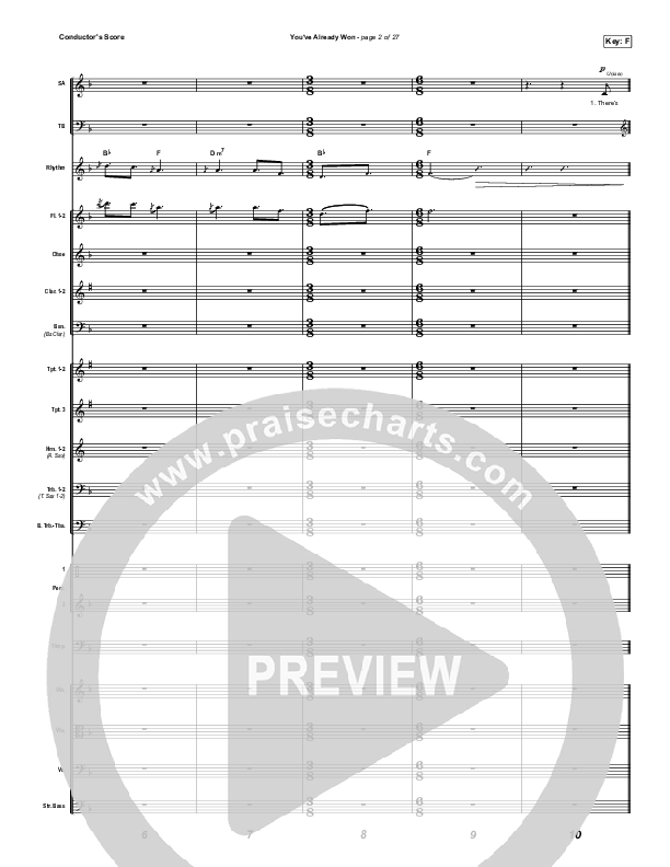 You've Already Won (Sing It Now SATB) Conductor's Score (Shane & Shane / Arr. Erik Foster)
