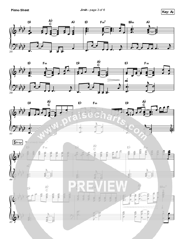 Jireh (Sing It Now SATB) Piano Sheet (Maverick City Music / Elevation Worship / Arr. Mason Brown)