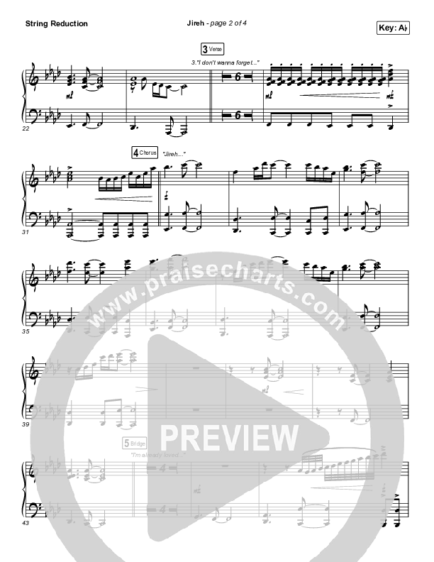 Jireh (Sing It Now SATB) String Reduction (Maverick City Music / Elevation Worship / Arr. Mason Brown)
