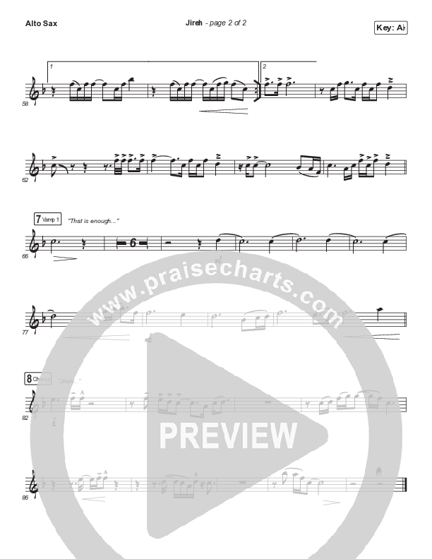 Jireh (Unison/2-Part Choir) Sax Pack (Maverick City Music / Elevation Worship / Arr. Mason Brown)