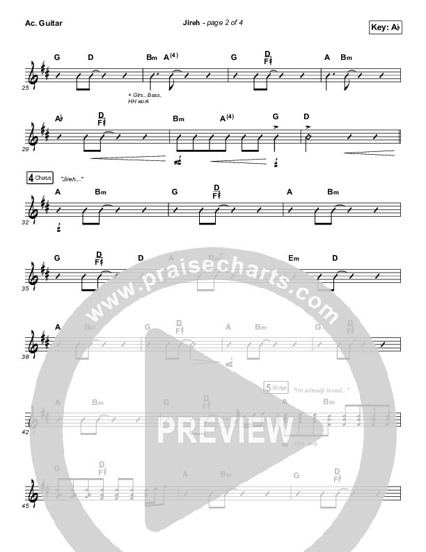 Jireh (Worship Choir SAB) Acoustic Guitar (Maverick City Music / Elevation Worship / Arr. Mason Brown)