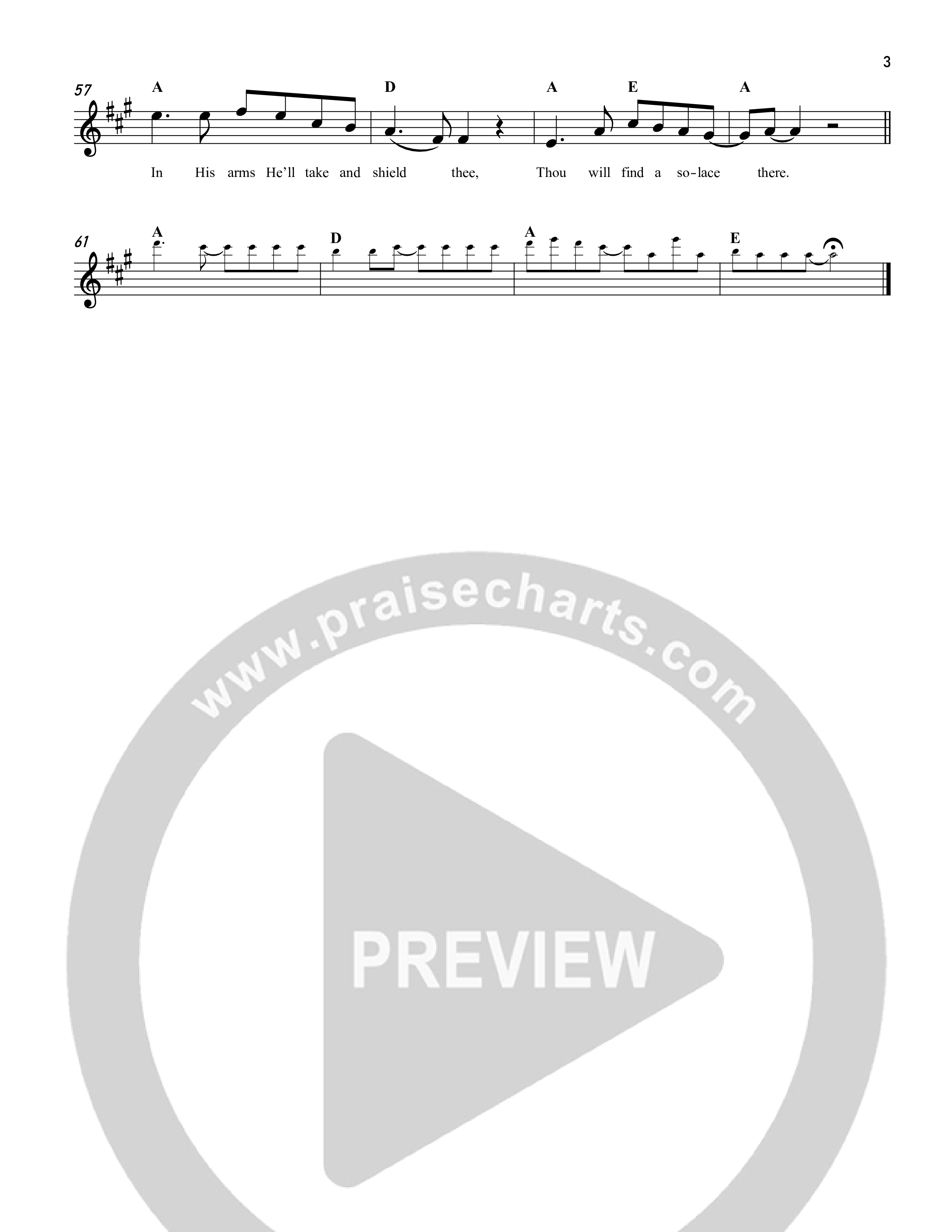 What A Friend We Have In Jesus Lead Sheet Melody (Reawaken Hymns)