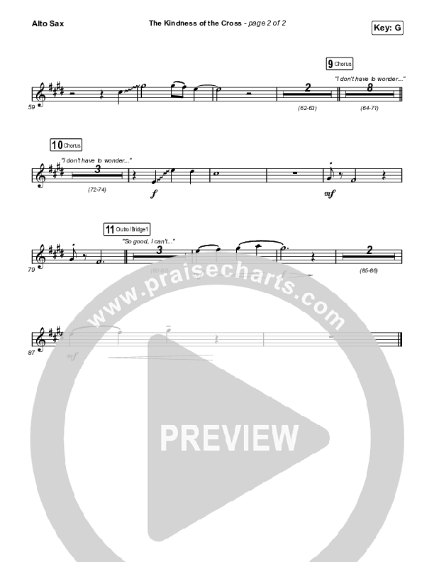 The Kindness Of The Cross (Choral Anthem SATB) Sax Pack (Travis Cottrell / Arr. Travis Cottrell)