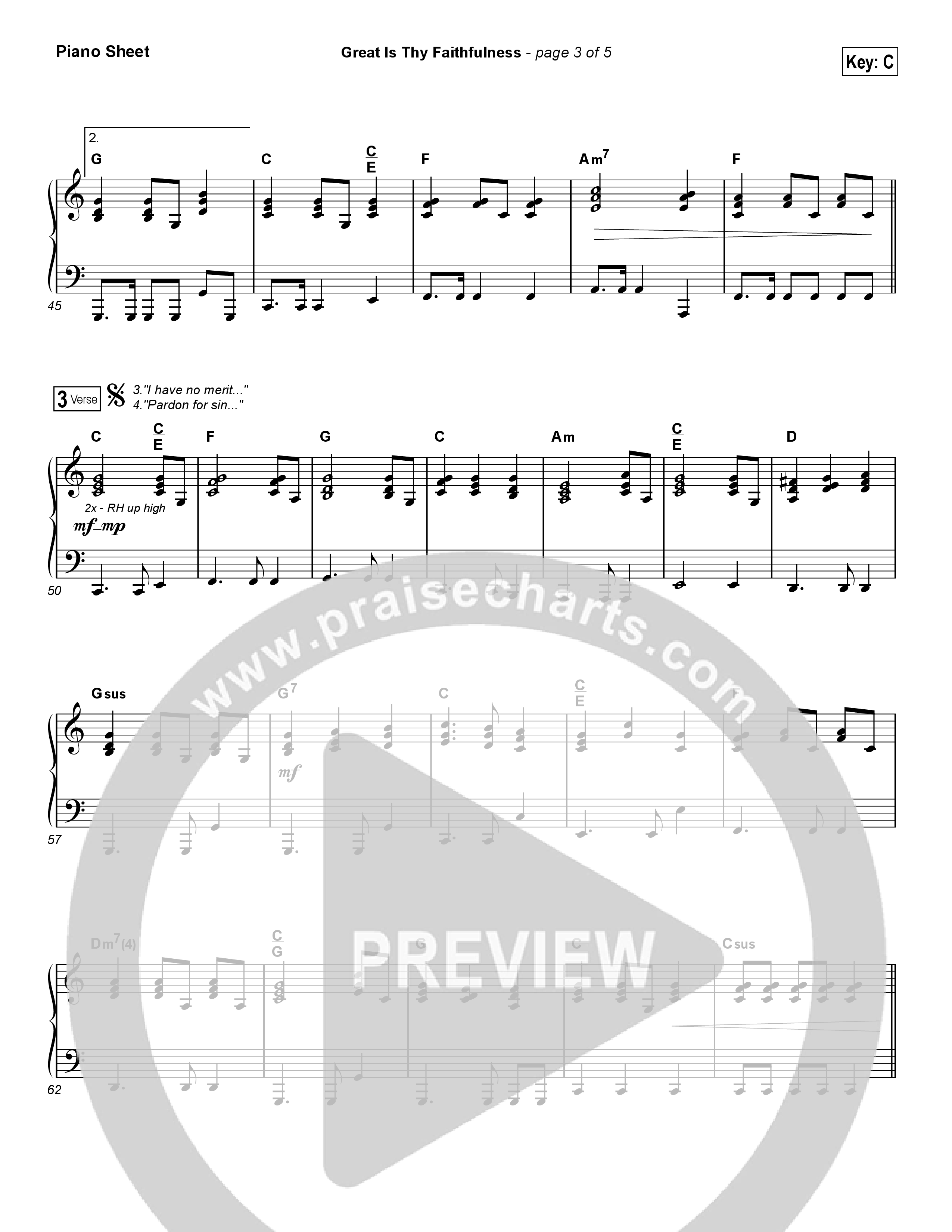 Great Is Thy Faithfulness (Sing It Now SATB) Piano Sheet (Austin Stone Worship / Arr. Luke Gambill)