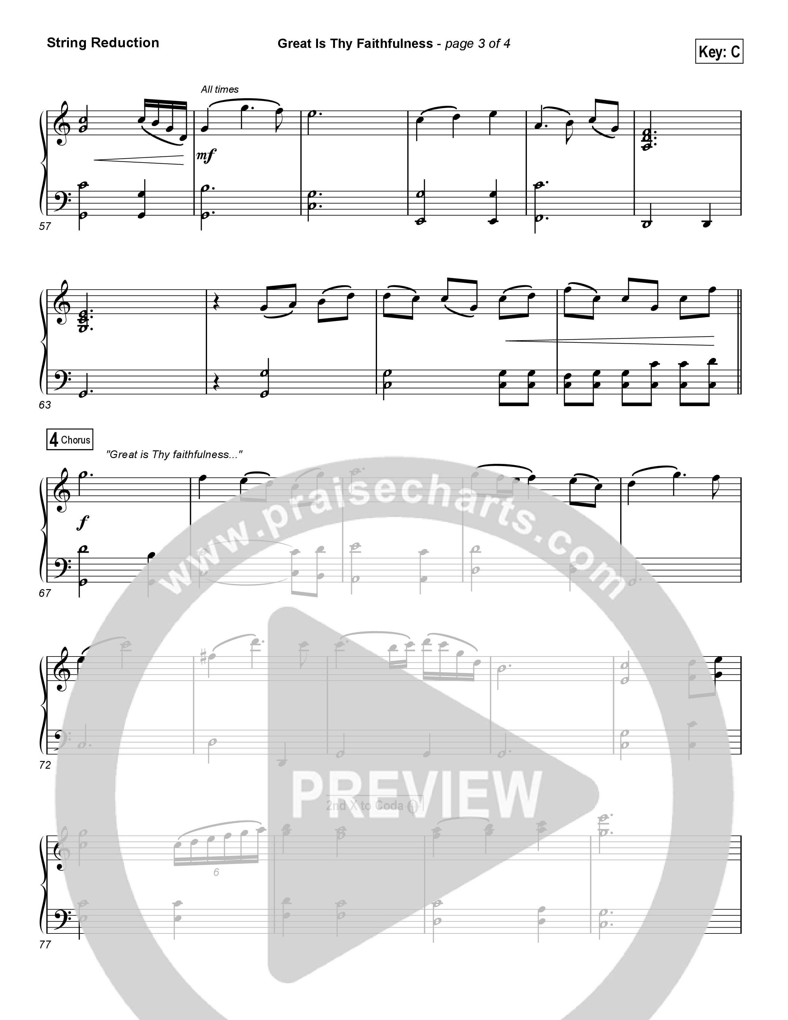 Great Is Thy Faithfulness (Sing It Now SATB) String Reduction (Austin Stone Worship / Arr. Luke Gambill)
