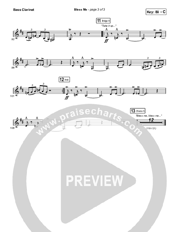 Bless Me Bass Clarinet (Kirk Franklin / Maverick City Music)