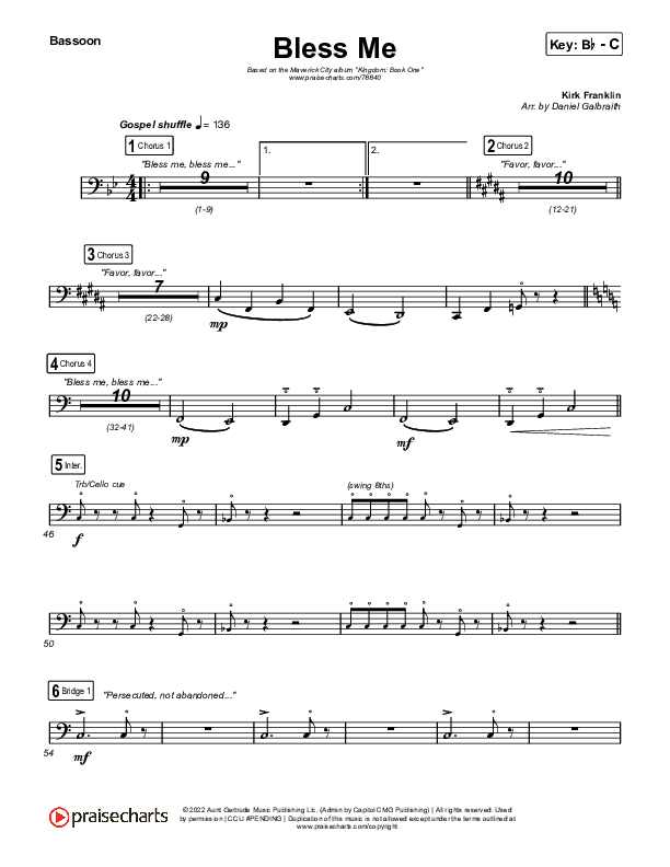 Bless Me Bassoon (Kirk Franklin / Maverick City Music)