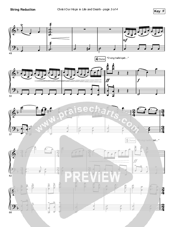 Christ Our Hope In Life And Death (Worship Choir SAB) String Reduction (Matt Papa / Keith & Kristyn Getty / Arr. Luke Gambill)