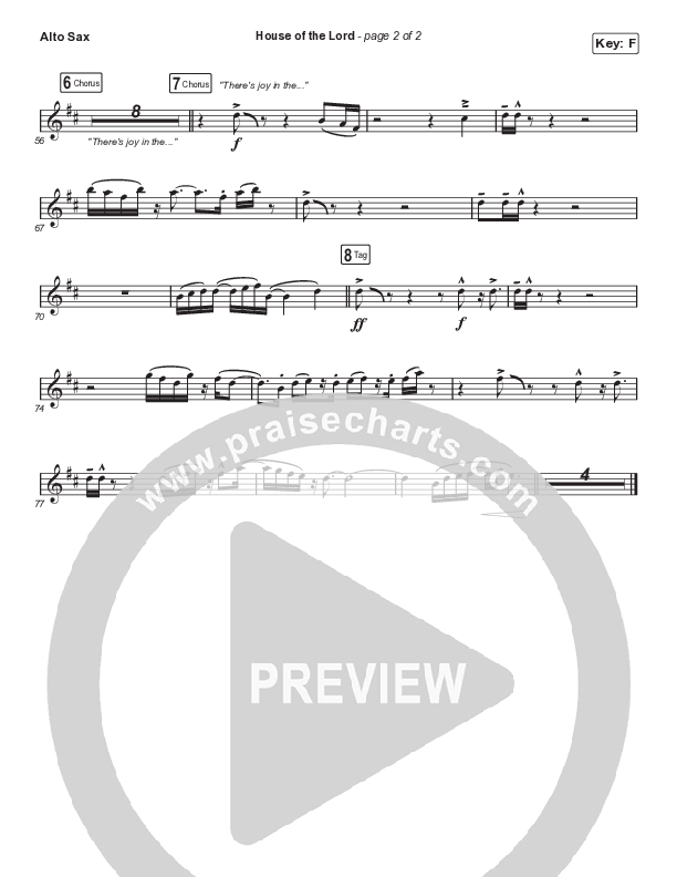 House Of The Lord (Sing It Now SATB) Sax Pack (Phil Wickham / Arr. Luke Gambill)