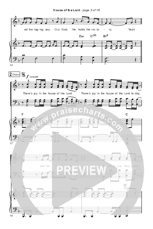 House Of The Lord (Sing It Now SATB) Octavo (SATB & Pno) (Phil Wickham / Arr. Luke Gambill)