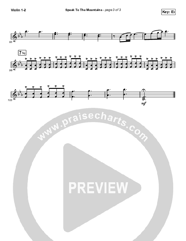 Speak To The Mountains (Sing It Now SATB) String Pack (Chris McClarney / Arr. Luke Gambill)