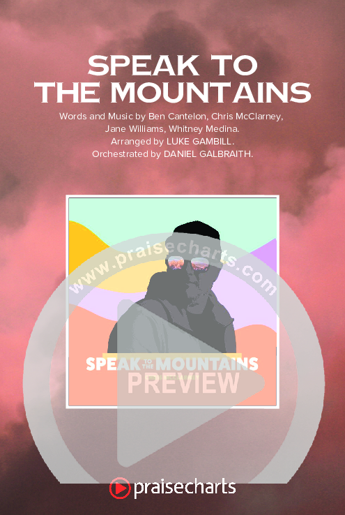 Speak To The Mountains (Unison/2-Part Choir) Octavo Cover Sheet (Chris McClarney / Arr. Luke Gambill)