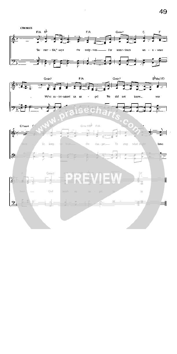 Angels Lead Sheet (SAT) (The Steeles)