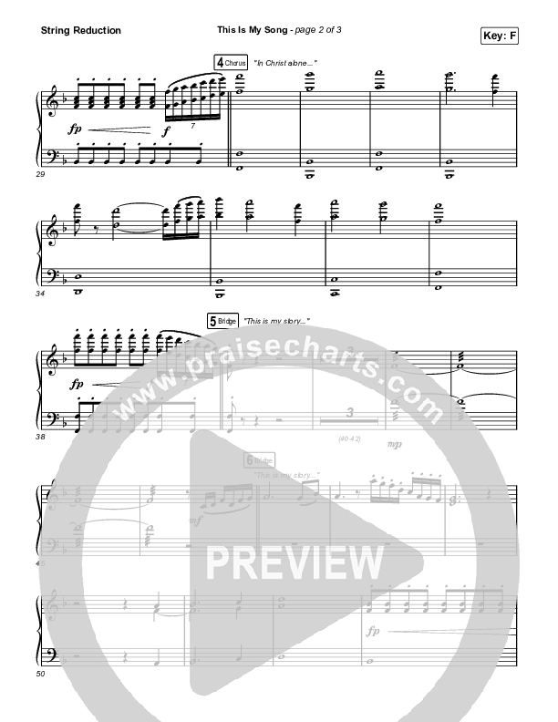 This Is My Song (Sing It Now) String Reduction (North Point Worship / Arr. Luke Gambill)