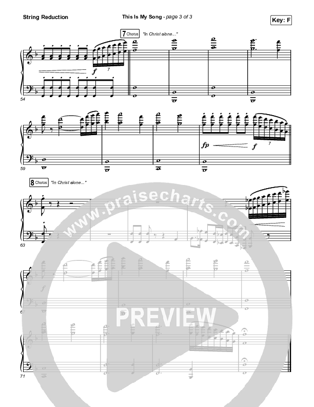 This Is My Song (Sing It Now) String Reduction (North Point Worship / Arr. Luke Gambill)