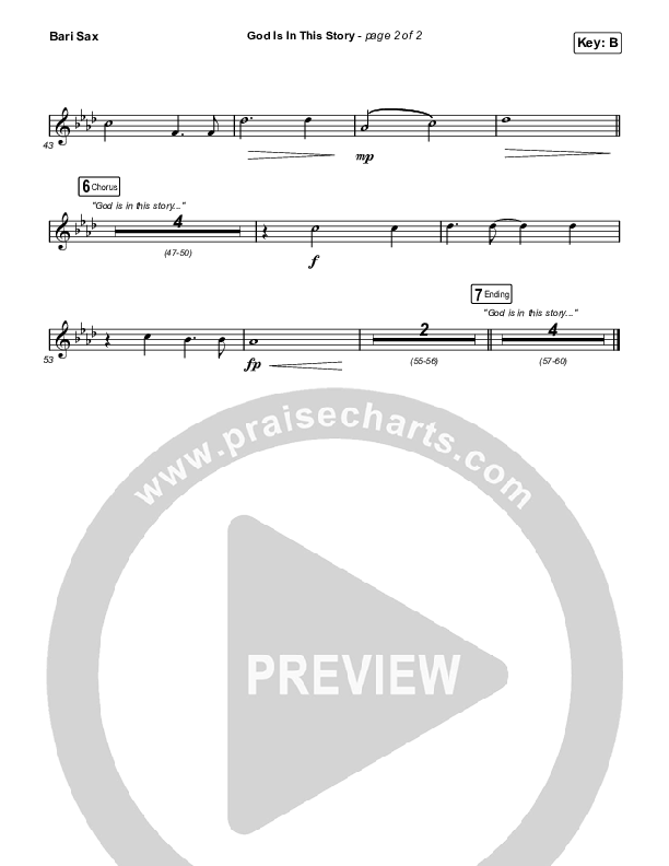 God Is In This Story Bari Sax (Katy Nichole / Big Daddy Weave)
