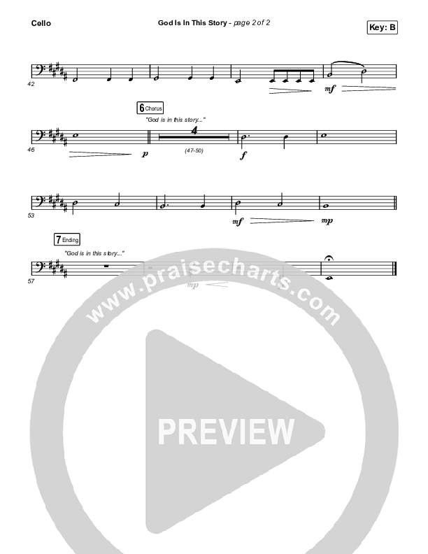 God Is In This Story Cello (Katy Nichole / Big Daddy Weave)