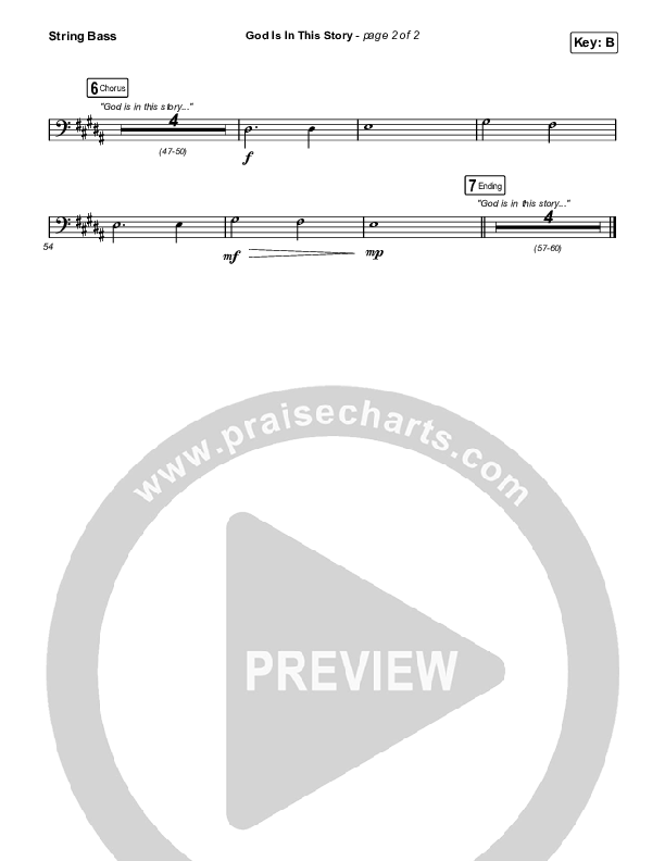 God Is In This Story Double Bass (Katy Nichole / Big Daddy Weave)