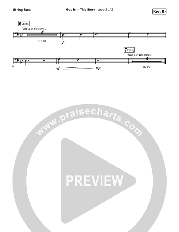 God Is In This Story String Bass (Katy Nichole / Big Daddy Weave)