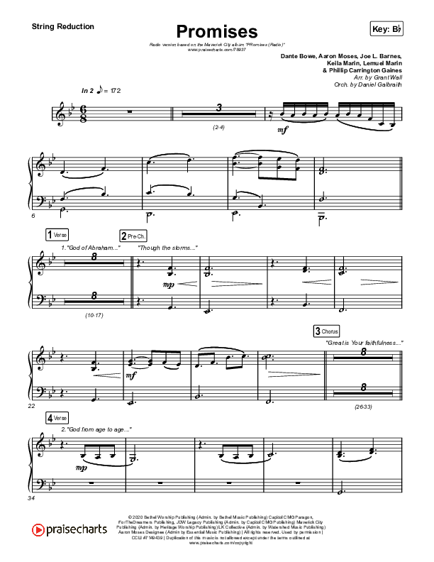 Promises (Radio) String Reduction (Maverick City Music / Joe L. Barnes / Naomi Raine)