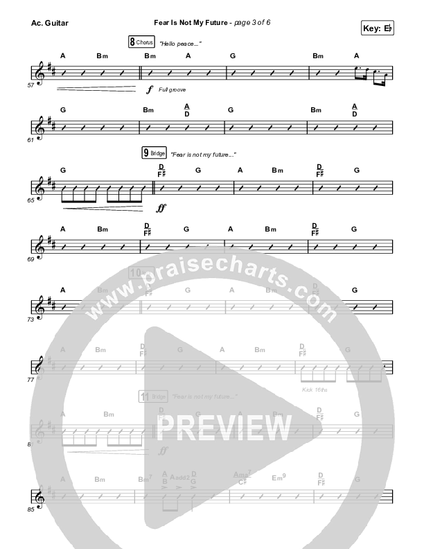 Fear Is Not My Future Acoustic Guitar (Maverick City Music / Kirk Franklin / Brandon Lake / Chandler Moore)