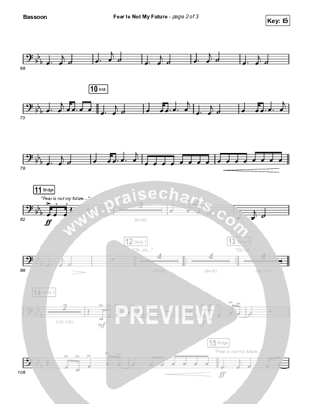 Fear Is Not My Future Bassoon (Maverick City Music / Kirk Franklin / Brandon Lake / Chandler Moore)