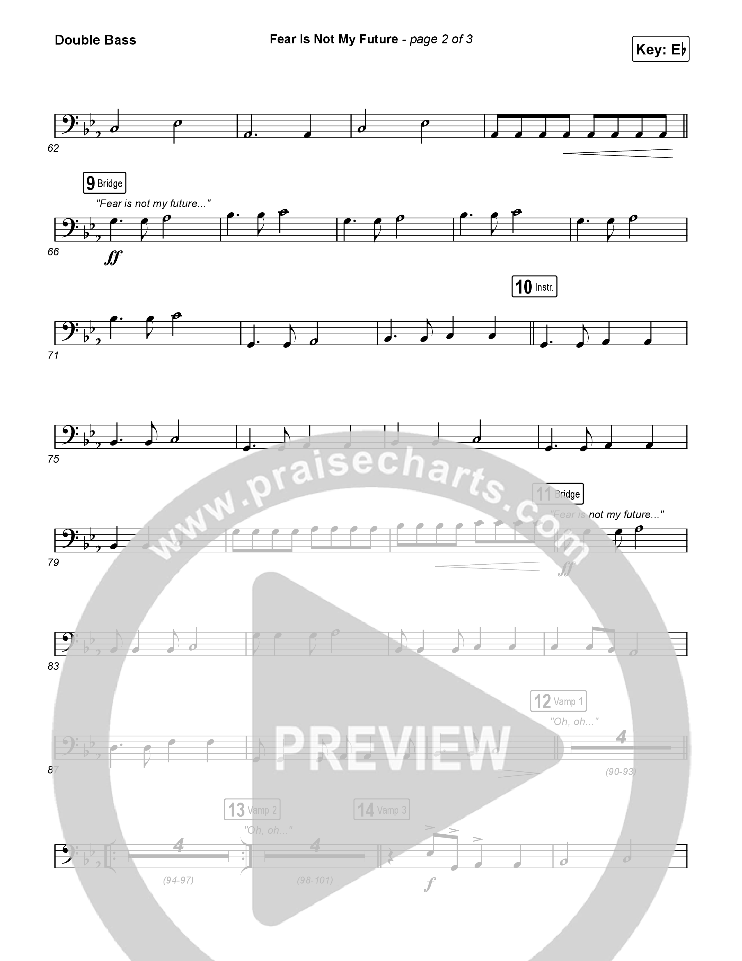 Fear Is Not My Future Double Bass (Maverick City Music / Kirk Franklin / Brandon Lake / Chandler Moore)